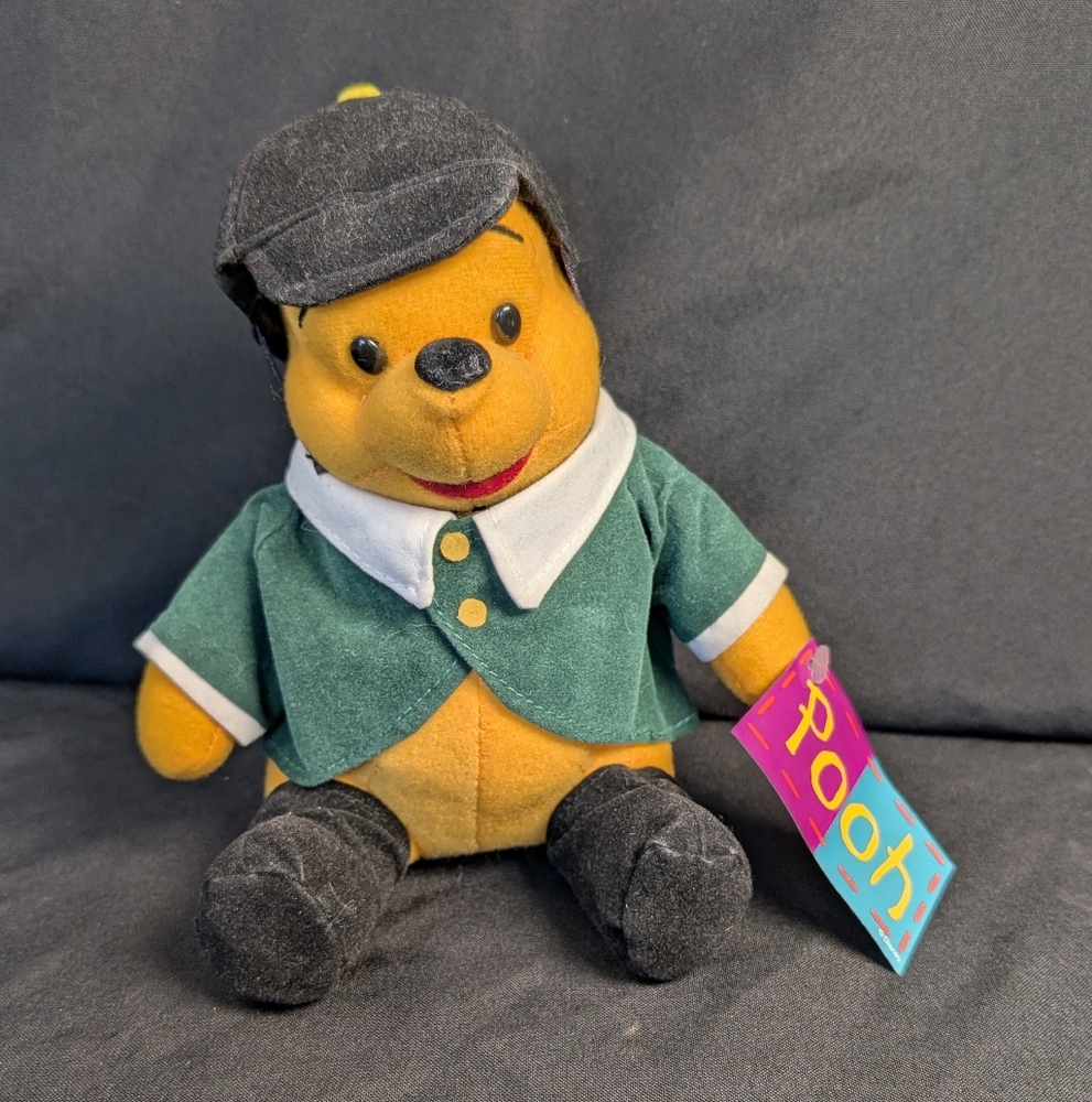 Vintage Disney's Winnie The Pooh Equestrian Rider Plush 7"